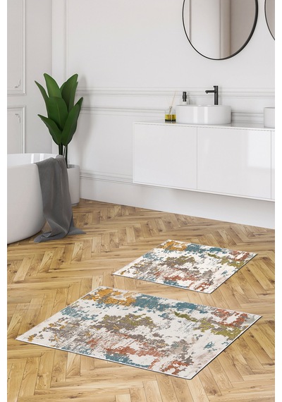 Alanur Trend Kaymaz Taban Dijital Banyo Takımı Kt488 Renkli