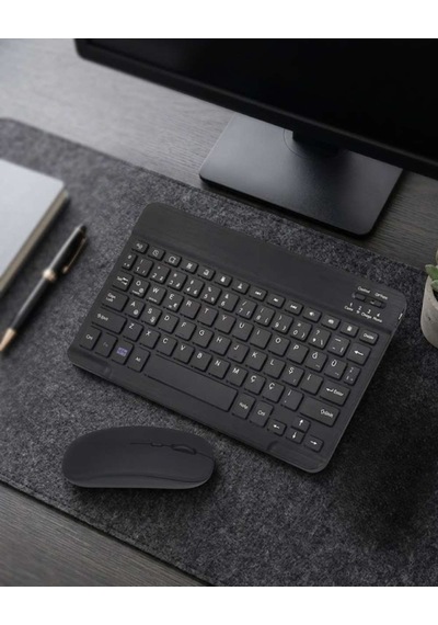 Bluetooth Klavye Mouse Seti Taşınabilir Wireless Bilgisayar Aksesuarı 40613959
