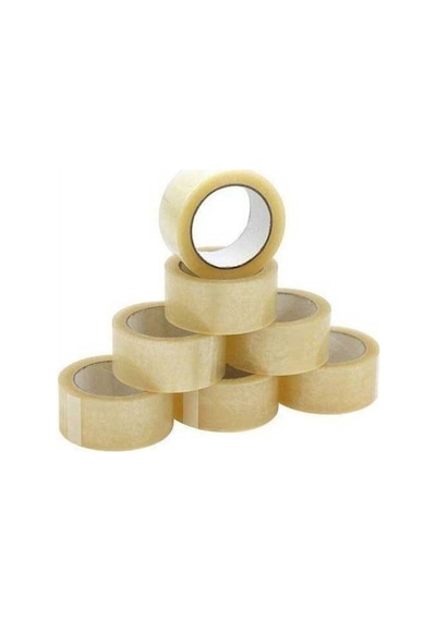 6 Adet 45mm X 40mt Şeffaf Koli Bandı Süper Kalite Koli Bantı Diğer