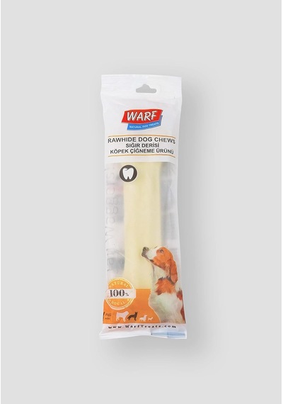 Warf Sığır Derisi Köpek Beyaz Ödül Kemiği 90 Gr-15,5 Cm