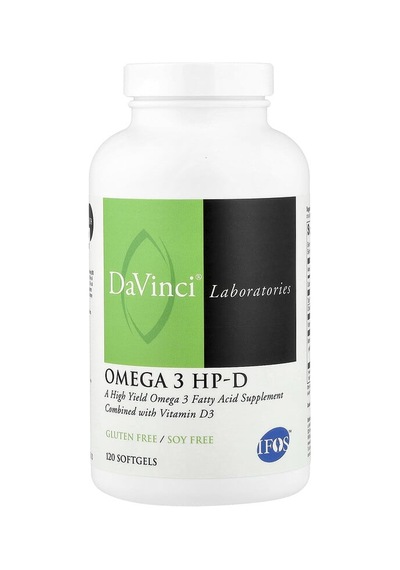 Davinci Laboratories, Omega 3 Hp-d, 120 Capsules