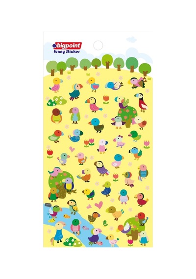 Bigpoint Sticker Papağanlar X 15 Adet