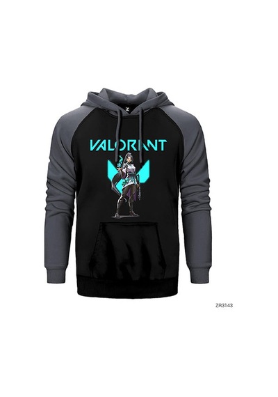 Valorant Sage Sarı Renk Reglan Kol Sweatshirt / Hoodie