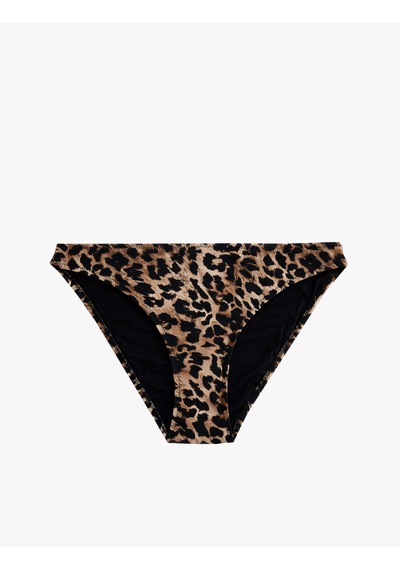 Koton Leopar Desenli Bikini Altı Kahverengi Desenli 6sak00046mm