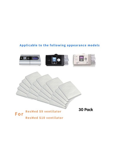 60 Adet Tek Kullanımlık Hava Filtreleri Resmed Airsense 10 Aircurve10 S9 İçin Premium Tek Kullanımlık Evrensel Yedek Filtreler