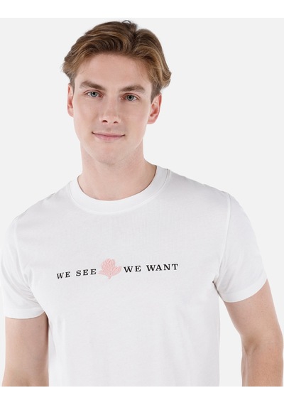 Colin's Colins Beyaz Erkek Tshirt K.Kol Cl1062935 Q1.V2 Ofw Beyaz