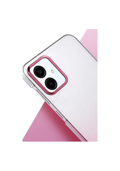 Samsung Galaxy Uyumlu A06 Glossy Kapak - Pembe Bz8683140865542