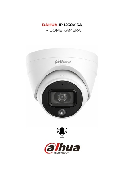 Ipc-hdw1230v-sa-0280b 2mp Dahili Mikrofonlu Ip Dome Kamera