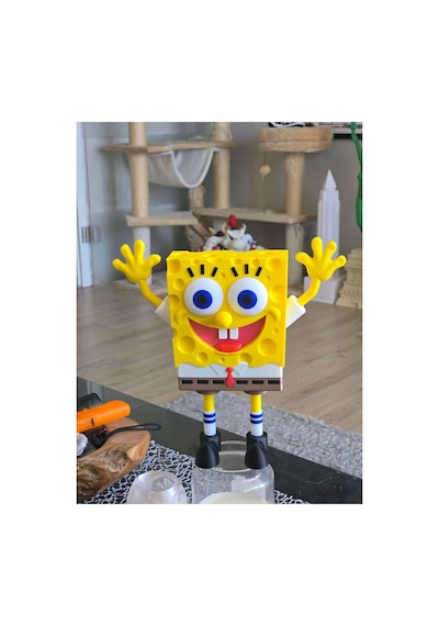Sünger Bob Kare Pantolon Spongebob Sevimli Figür