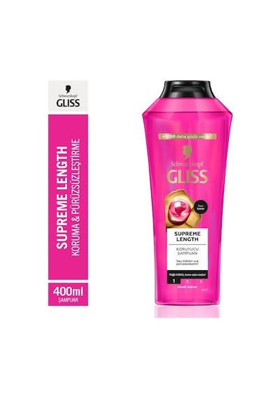 Gliss Supreme Length Koruyucu Şampuan 400 ML