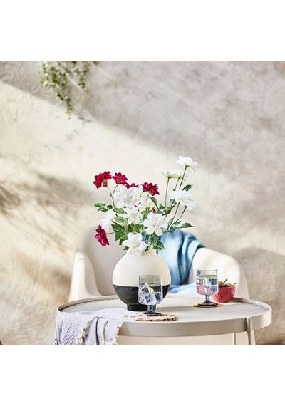 Ikea Smycka Yapay Çiçek, Beyaz, 66 Cm, İç-dış Mekan Yıldız Çiçeği