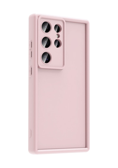 Zore Galaxy S25 Ultra Kılıf Kamera Korumalı Ogaa Ananas Kapak - Pembe