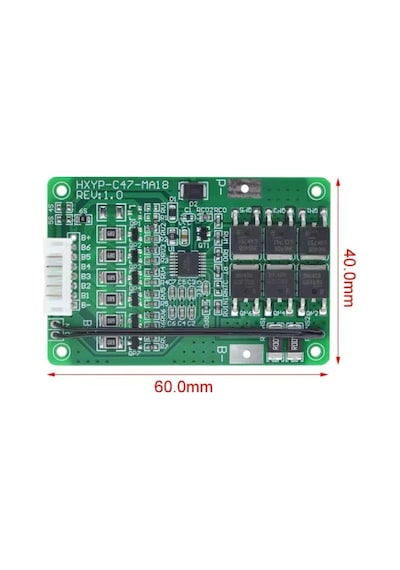 6s 20a Bms 25.2v 18650 Lityum Pil Şarj Koruma Devresi Termistörlü