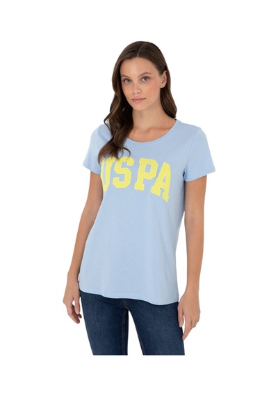 U.S. Polo Assn. Kadın Basic Tişört 1804839 Mavi