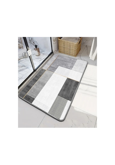 Pendor Gri 70x120 Banyo Paspası Gri