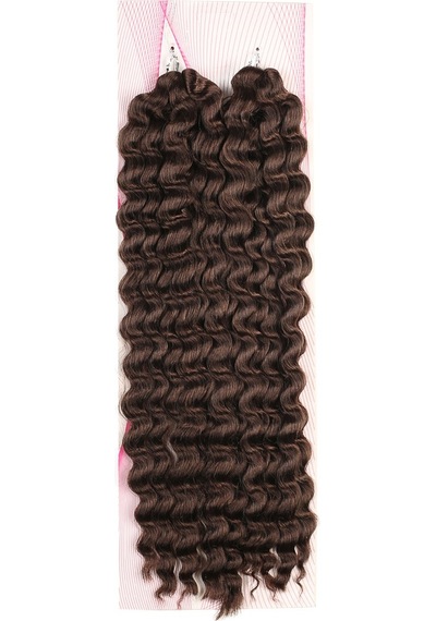 Nice Bulk Afro Su Dalgası Saç - Koyu Kahve