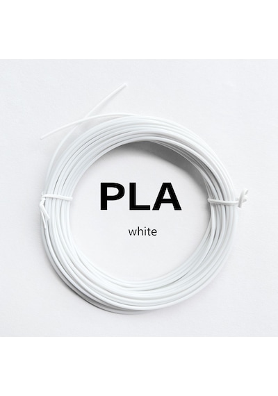 Teknoartshop 10 Metre Pla Filament Beyaz Renk Parçalı 1.75mm