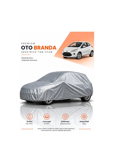 Ford Ka 2016-2020 Hatchback Uyumlu Araba Brandası Oto Branda Araba Örtüsü Araç Çadırı