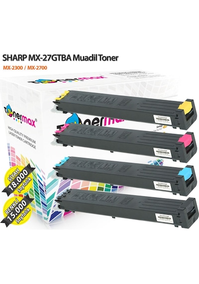 Sharp Mx-2300N Uyumlu Toner Takım / Sharp Mx27Gt Uyumlu Toner Set