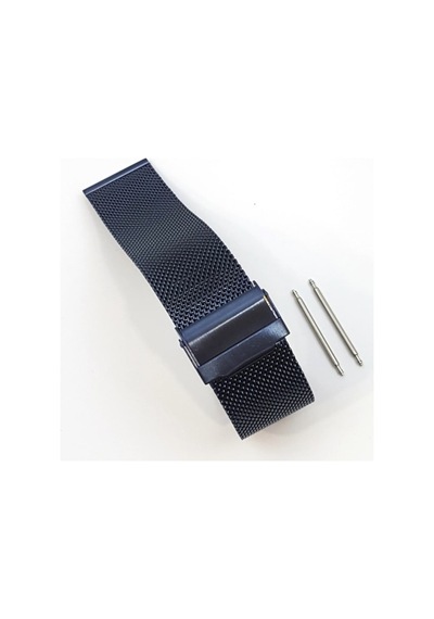 Hasır Kol Saat Kordonu Lacivert Çelik Çift Kilit 20 Mm (Ø1,90) Hasır Kol Saat Kordonu Lacivert Çelik Çift Kilit 20 Mm (Ø1,90)