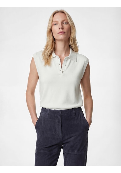 Koton Kolsuz Düğmeli Polo Yaka Triko Bluz Mınt 6sak30005ht Mint