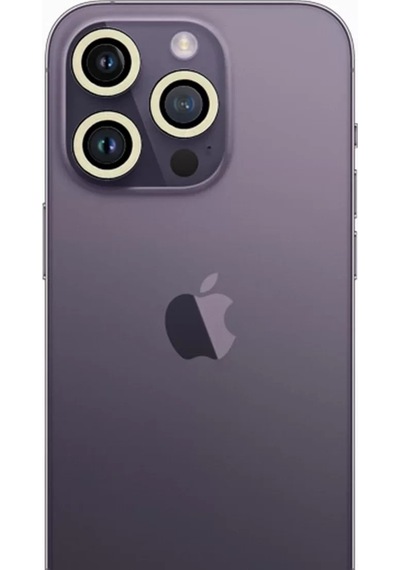 Newface Apple  Uyumlu  iPhone 13 Pro Max Neon Fosforlu Kamera Lens - Beyaz