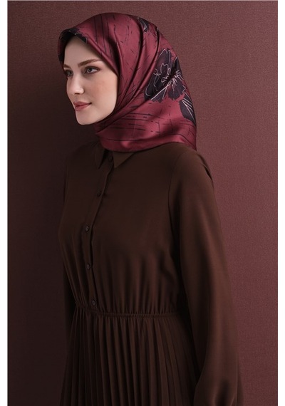 Armine Saf İpek Sura Eşarp 9617d 81 Fosfor Yeşil