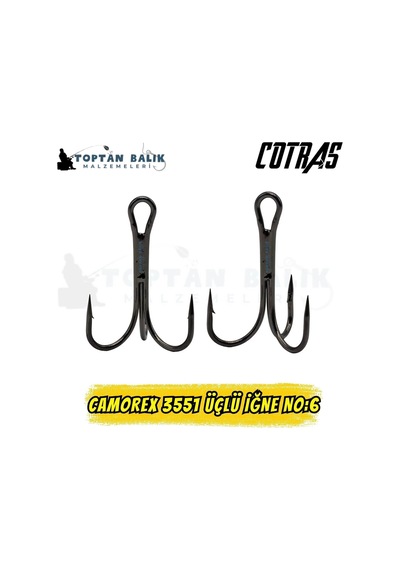 Camorex 3551 Üçlü Çarpma İğne No:6 100 Adet - 19.50 Mm