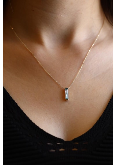 Aquamarine Line Altın Kolye 549480674