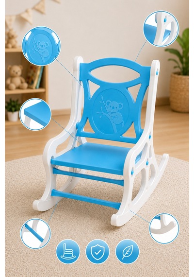 Mino Çocuk Sallanan Sandalye Mavi - 912185811 Mavi