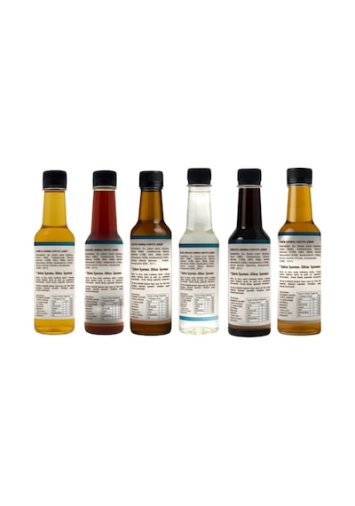 Şekersiz Sugar Free 6 Lı Ekonomik Kahve Şurubu Seti 250 Ml X 6 Adet Diğer
