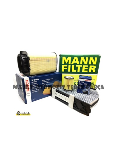 Mercedes W212 E250 Benzinli Filtre Bakım Seti (2013-2016) (483536163)