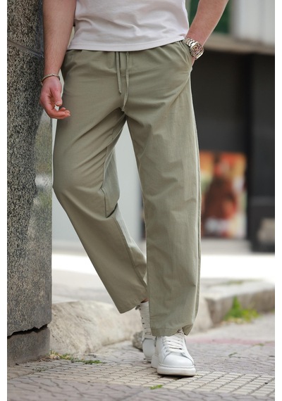 Madmext Mint Yeşili Rahat Kesim Erkek Pantolon E6561 Madmext Mint Yeşili Rahat Kesim Erkek Pantolon E6561