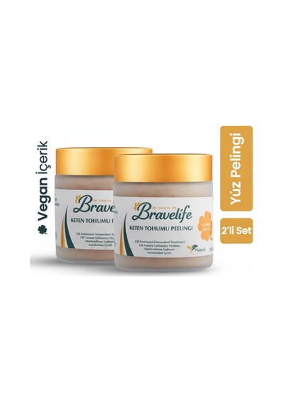 Keten Tohumlu Panthenollü Yüz Peelingi 100 Ml 2'li Set
