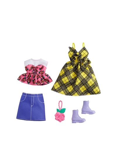 Gwf04 Barbie'Nin Kıyafet Koleksiyonu 2'Li Paketler - 3 Yaş