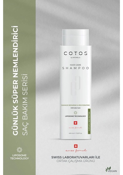 Cotos Damage Repairing &amp Rehydrating Saç Bakım Şampuanı İşle
