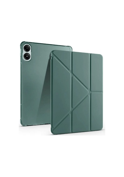 Redmi Pad Se 4g Kılıf Kalemlikli Mars Tablet Kılıfı - Koyu Yeşil Diğer