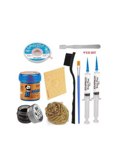 Kremlehim Mchanc 138 C 42gr Havya Uc Temizleyici Flux Lehim Toplama Cp-2515 Lehim Emme Teli Ve Yardımcı Set02