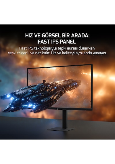 Gamepower Kaze Dual 27'' 0.5ms 4k 160hz - Fhd 320hz Fast Ips Pivot Dual Mod Gaming Monitör  Ölü Piksel Garantili