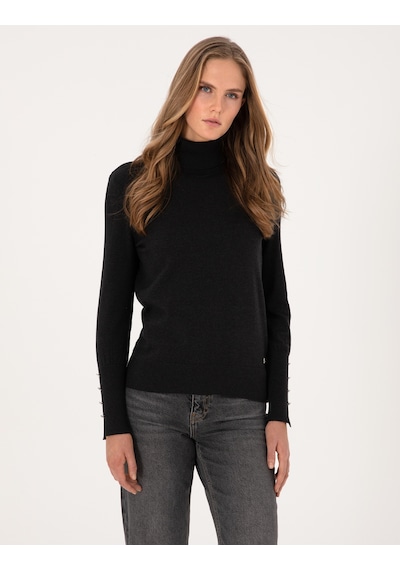 Pierre Cardin Kadın Antrasit Kazak /triko 50310886-vr006 Antrasit