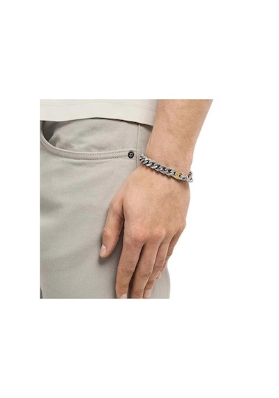 Emporio Armani Ajegs3186-040 Erkek Bileklik Gri - Altın