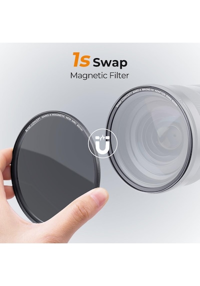 K&F Nano-X MRC ND1000 77 MM Magnetic Filtre Set - Nd1000 + Cpl + Uv + Çanta