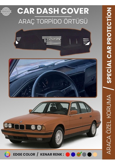 Bmw E34 5 Serisi Airbagsiz 1988-1996 Torpido Örtüsü Panel Torpido Koruma Tam Uyum Çatlamayı Önler - 204 Stiloto