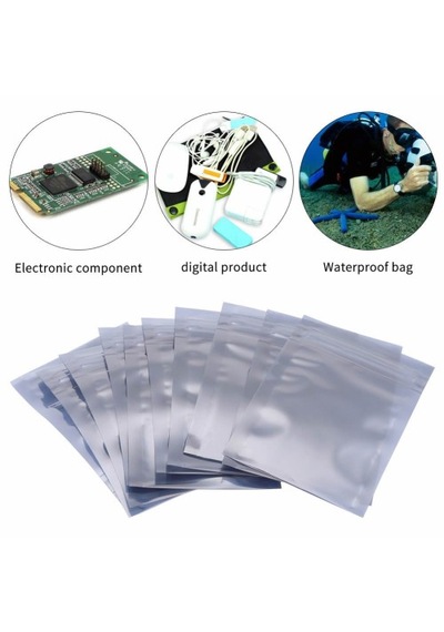 10x15 Cm Antistatik Kilitli Esd Poşet Anti-statik Poşet 100 Adet
