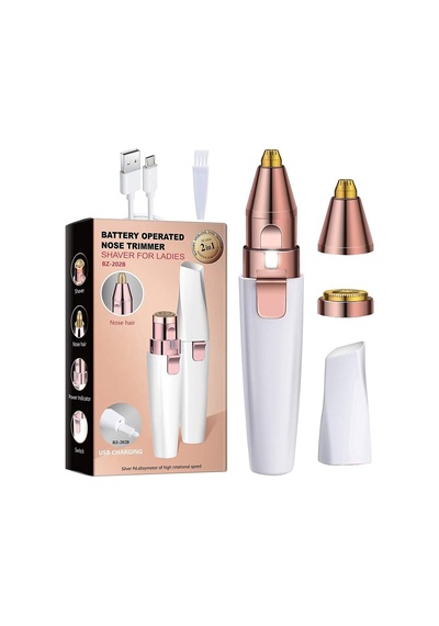 2 In Bataryalı Vücut Yüz Tıraş Makinesi Mini Epilatör