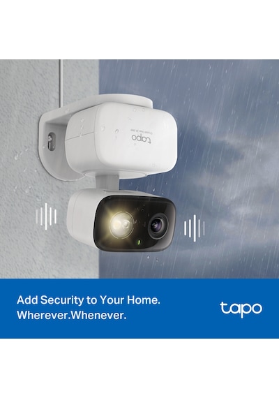 Tp-link Tapo C216 Iç Ve Dış Mekan Wi-fi Güvenlik Kamerası 2k 3mp Netlik 360 Pan/tilt Hareketli Renkli Gece Görüşü