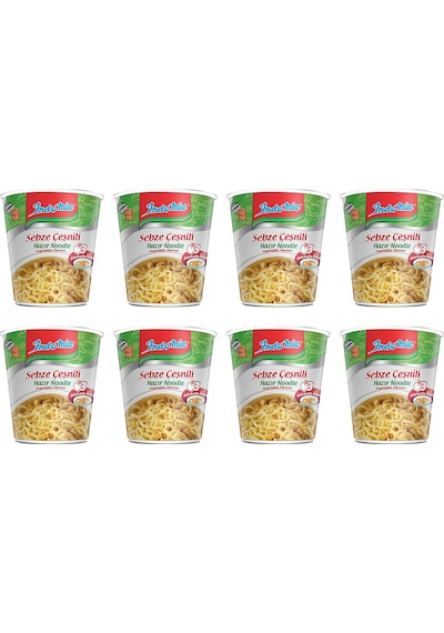 Indomie Noodle Sebzeli Bardak 8 x 60 G
