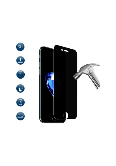 Apple, Uyumlu iPhone 6s-6 Privacy Gizli Hayalet Tempered Cam Ekran Koruyucu- 5775