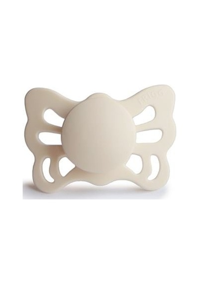 Frıgg Butterfly Silikon Emzik - Cream 0-6 Ay Gold - Mavi