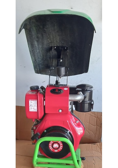 Çapa Makinası Patpat Fiber Kaput-Farsız Işıksız-Amotsör Makaslı Kaporta-Yeşil-Tüm Dizel Motorlar